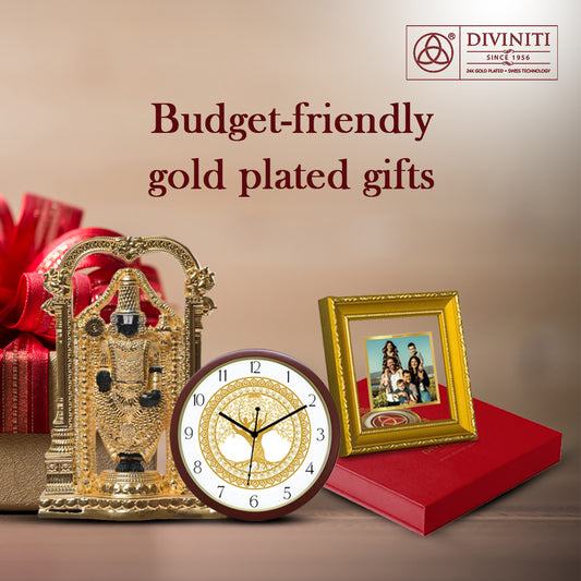 Elevate your spiritual space with budget-friendly gold plated gifts