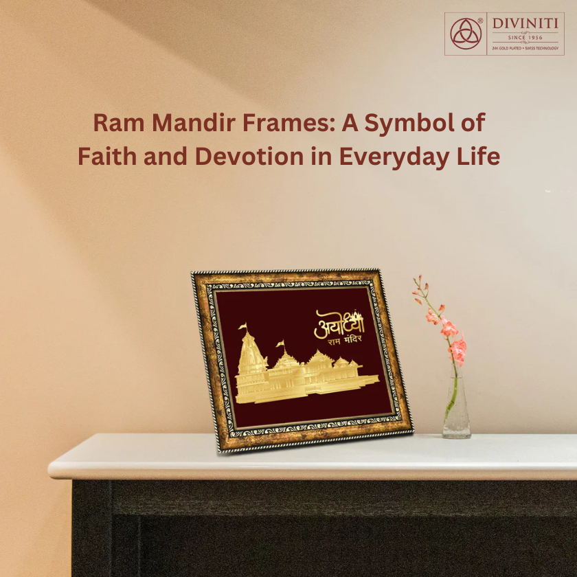 Ram Mandir Frames: A Symbol of Faith and Devotion in Everyday Life