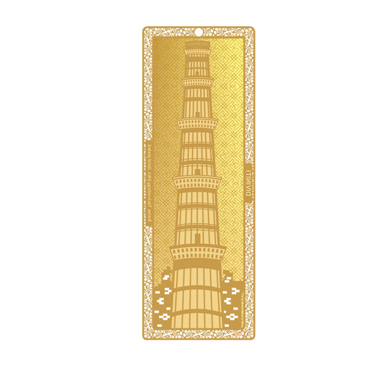 Customized 24K Gold Plated Bookmark For Corporate Gifting