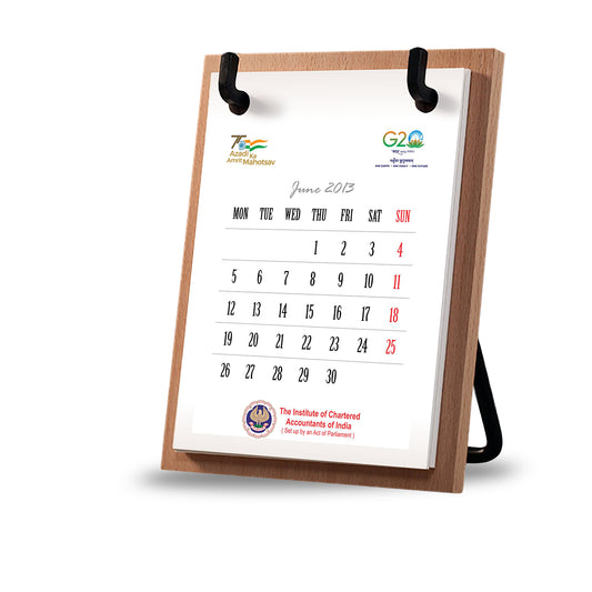 Customized Hanging Table Top Calendar For Corporate Gifting