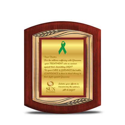 Customized MDF Memento With Matter Printed For Corporate Gifting