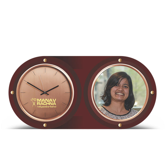 Customize MDF Memento with Watch & Image For Corporate Gifting