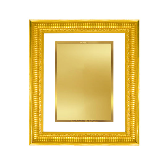 Diviniti 24K Gold Plated Foil Customized Photo Frame for Personalized Gift for Birthday, Marriage Anniversary & Celebration With Loved Ones DG022S4 (44x36.5 CM)