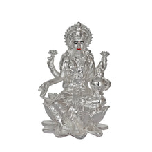 Load image into Gallery viewer, Diviniti 999 Silver Plated Lakshmi Mata Idol for Home Decor, Table Top, Puja Room, Gift (8X5.5CM)
