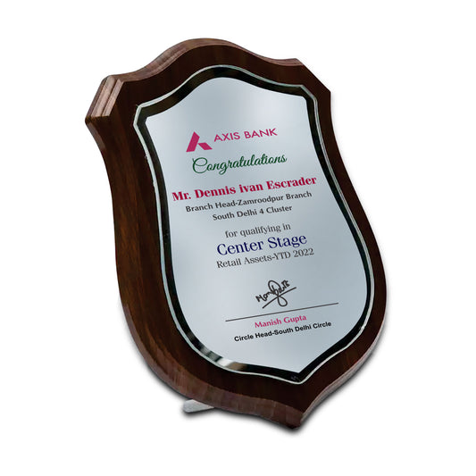 Customized MDF Memento With Matter Printed For Corporate Gifting