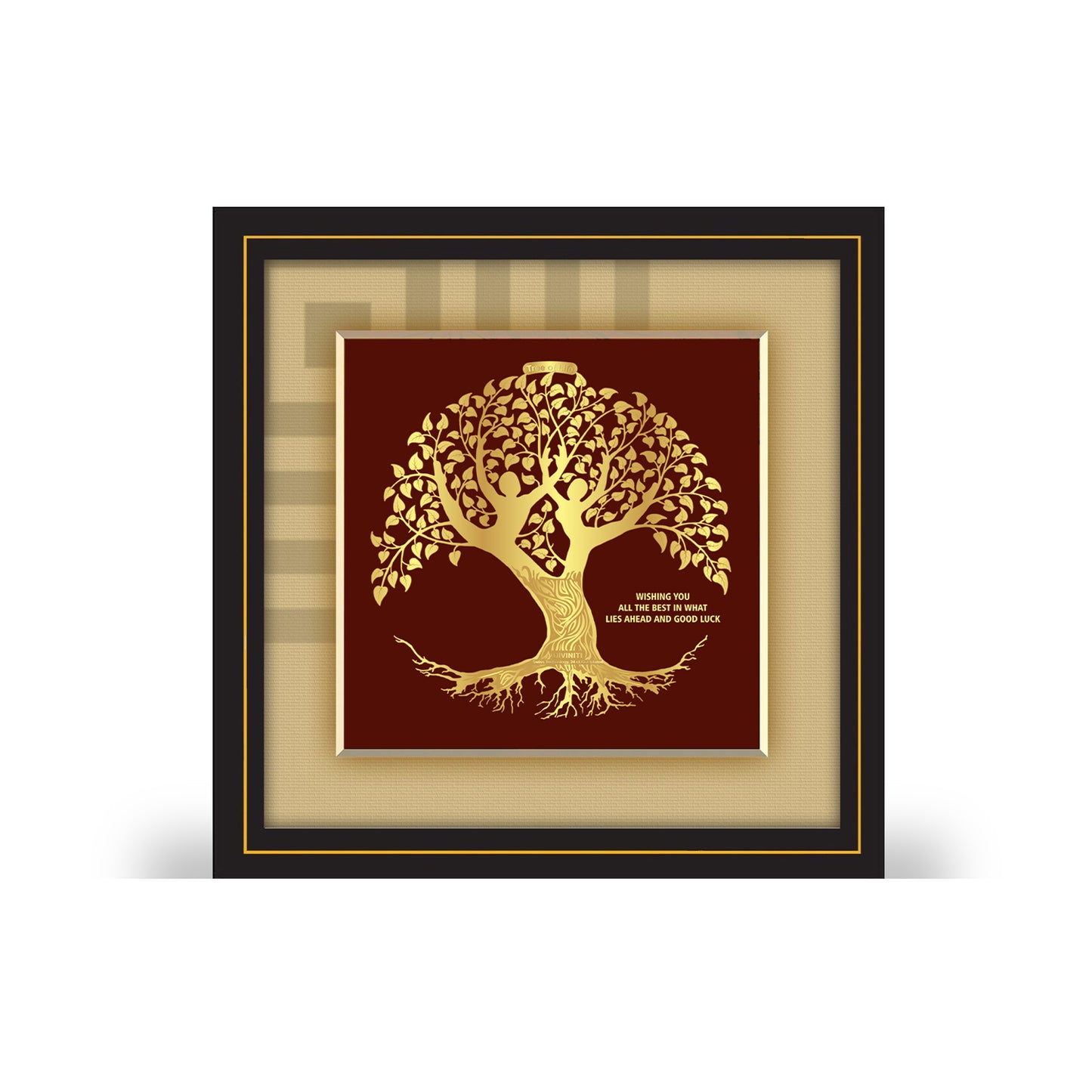 24K Gold Plated Tree of Life Diviniti Customized Memento For Wedding Gift