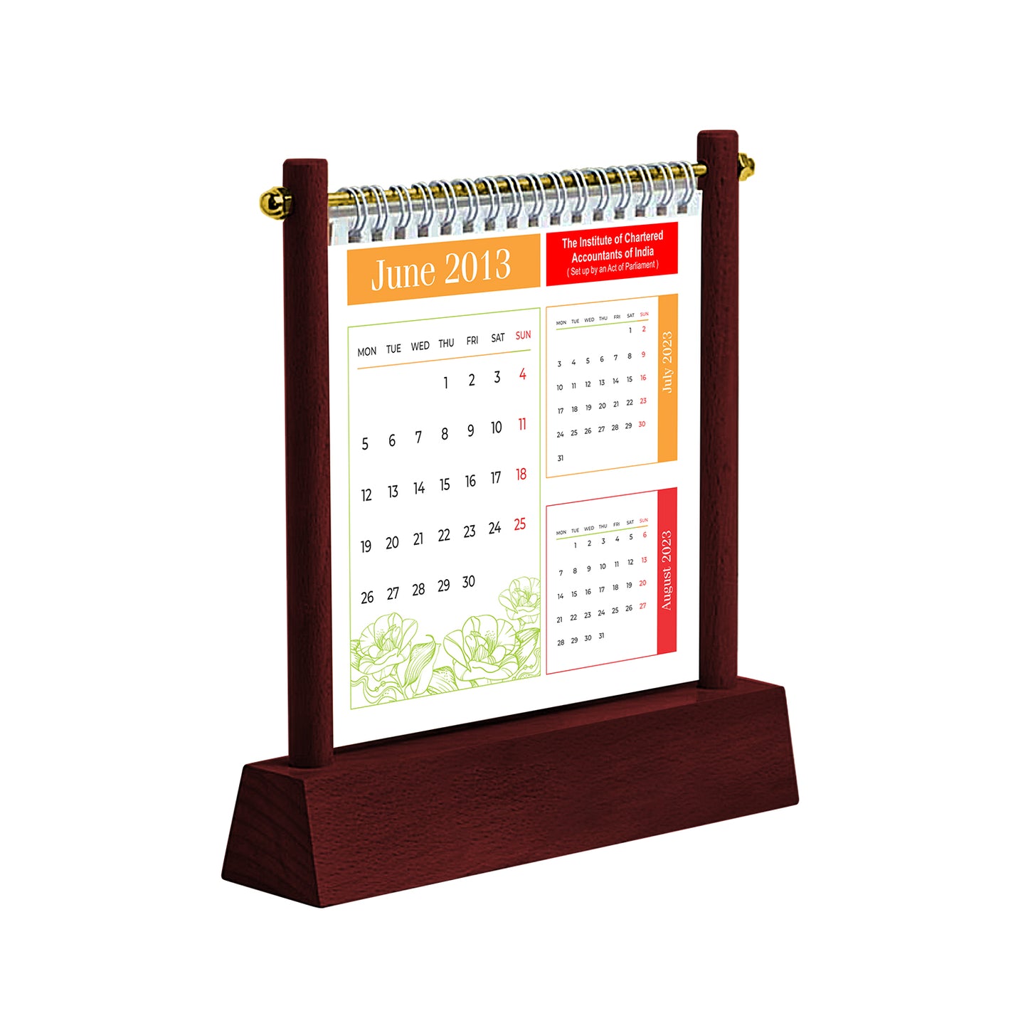 Diviniti Customized Hanging Table Top Calendar For University