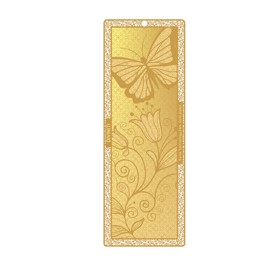 Customized 24K Gold Plated Bookmark For Corporate Gifting