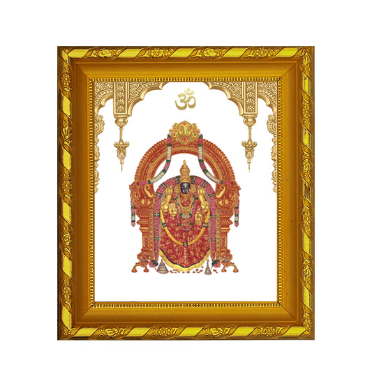 DIVINITI 24K Gold Plated Foil Padmavathi Photo Frame for Home & Office Decor, Table DG 103 Size 1 (15.3x14.9 CM)