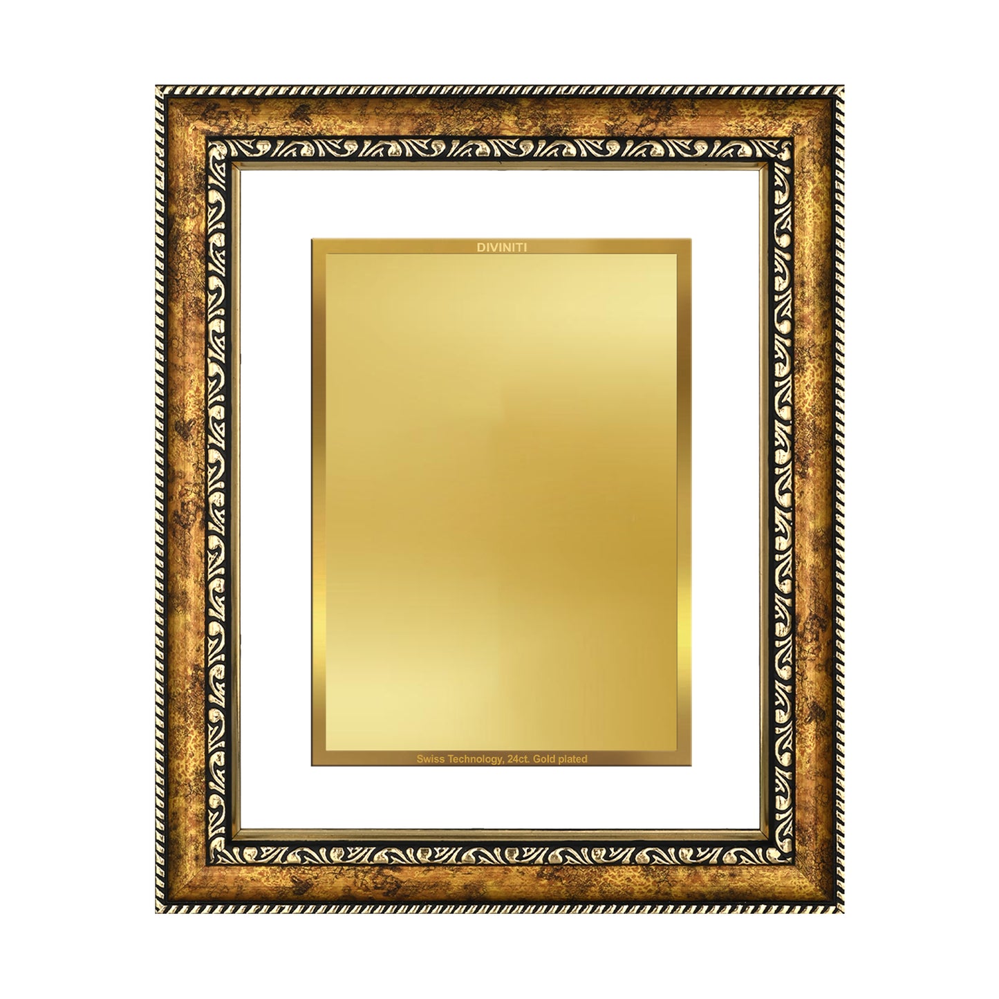 Diviniti 24K Gold Plated Tree of Life Photo Frame for Home Décor, Wall Hanging, Living Room, Hall, Guest Room, Showpiece & Gift DG113S3 (27.6X35.4 CM)