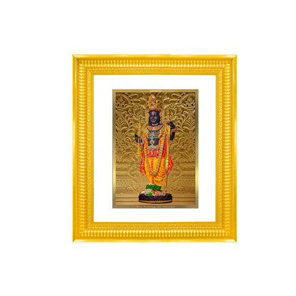 Diviniti 24K Gold Plated Ram Lalla Photo Frame for Home Décor, Showpiece, Wall Hanging, Puja Room & Gift DG022S4 (44x36.5 CM)