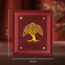 Load image into Gallery viewer, Diviniti 24K Gold Plated Tree of Life Photo Frame For Home Decor &amp; Wall Hanging (23.7 CM X 28.7 CM)
