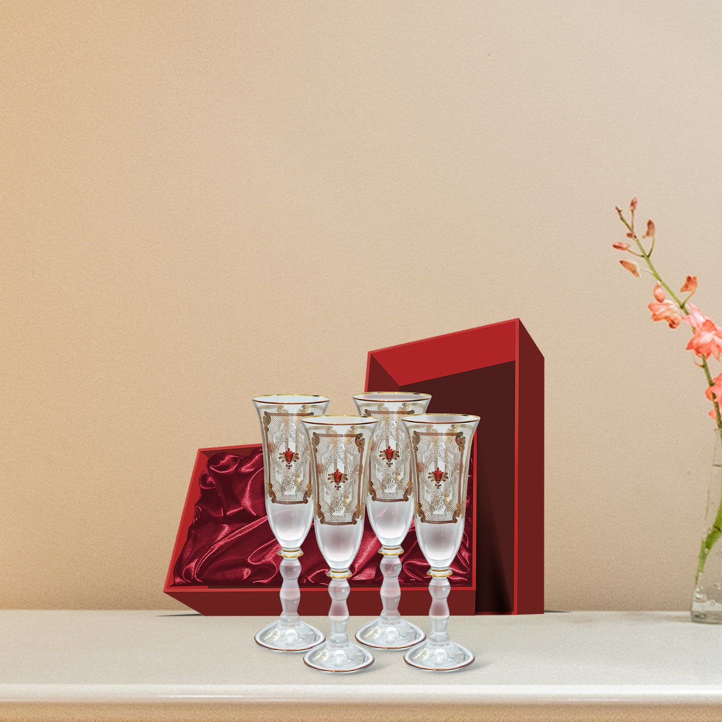 Diviniti Crystal Wine Glasses For Wedding Anniversary Gift