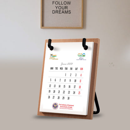 Customized Hanging Table Top Calendar For Corporate Gifting