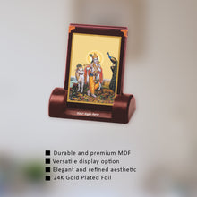 Load image into Gallery viewer, 24K Gold Plated Lord Krishna Customized Photo Frame For Corporate Gifting
