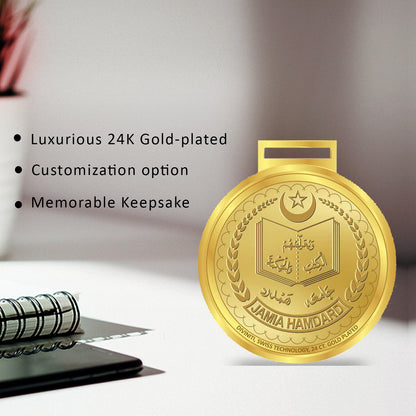 Diviniti 24K Gold Plated Customized Medal For University, Sport Events, Talent Shows, Contests & Competition