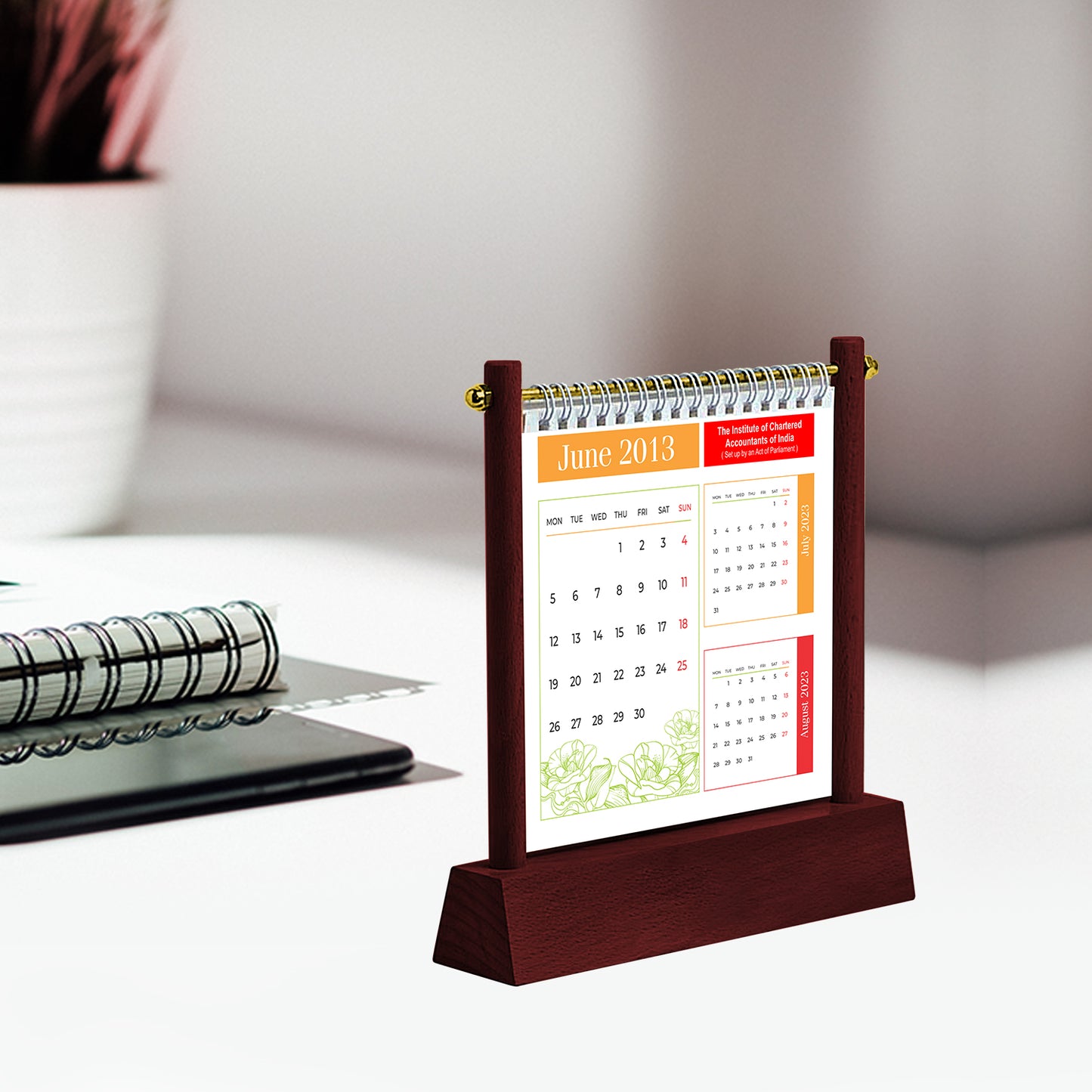 Diviniti Customized Hanging Table Top Calendar For University