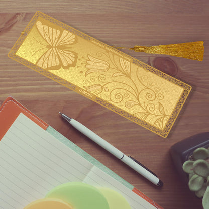 Customized 24K Gold Plated Bookmark For Corporate Gifting