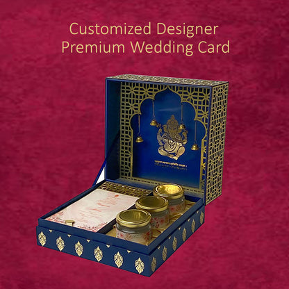 Diviniti Customized Designer Wedding Card Gift For Marriage Invitation