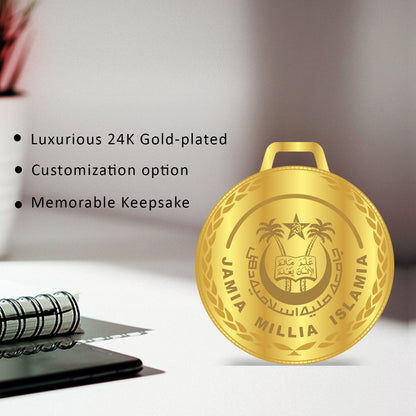 Diviniti 24K Gold Plated Customized Medal For University, Sport Events, Talent Shows, Contests & Competition