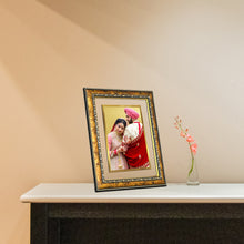 Load image into Gallery viewer, Diviniti Photo Frame With Customized Photo Printed on 24K Gold Plated Foil| Personalized Gift for Birthday, Marriage Anniversary &amp; Celebration With Loved Ones|DG 113 S3
