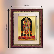 Load image into Gallery viewer, Diviniti 24K Gold Plated Ram Lalla Photo Frame For Home Decor, Wall Hanging Decor, Table, Puja Room &amp; Gift (28 CM X 23 CM)
