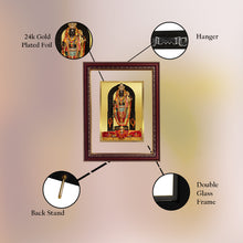 Load image into Gallery viewer, Diviniti 24K Gold Plated Ram Lalla Photo Frame For Home Decor, Wall Hanging, Table Top, Puja Room &amp; Gift (32.5 CM X 25.5 CM)
