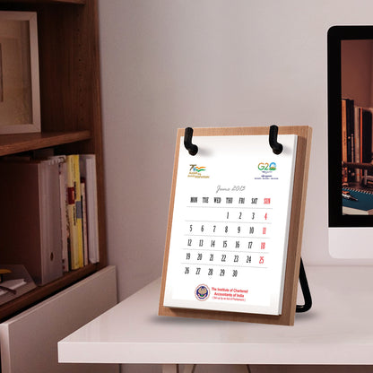 Customized Hanging Table Top Calendar For Corporate Gifting