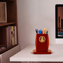 Load image into Gallery viewer, Diviniti Customized Pen Holder With 24K Gold Plated Divine Frame For University (12 x 14.5 CM)
