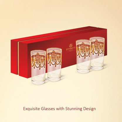 Diviniti Designer Crystal Glasses For Wedding Anniversary Gift