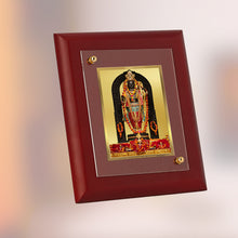 Load image into Gallery viewer, DIVINITI 24K Gold Plated Foil Ram Lalla Wooden Photo Frame Idol for Home Wall Decor, Table Top, Puja Room , Luxury Gift | MDF Size 1 (16.7x14.2 CM)
