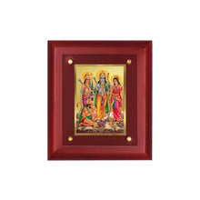 Load image into Gallery viewer, DIVINITI 24K Gold Plated Ram Darbar Photo Frame For Home Decor, Wall Hanging Decor, Table Decor, Worship &amp; Luxury Gift MDF S2.5 (25.1X20.1 CM)
