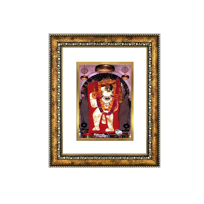 DIVINITI 24K Gold Plated Mahendipur Balaji Wall Photo Frame for Home Decor, Wall Hanging, Table Top, Puja Room & Gift DG113S3 (27.6X35.4 CM)