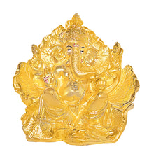 Load image into Gallery viewer, Diviniti 24K Gold-Plated Siddhivinayaka Ganesha Idol Statue Luxurious Spiritual Décor &amp; Blessing for Home &amp; Office Puja Room Gift (17x17 CM)
