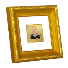 Load image into Gallery viewer, DIVINITI 24K Gold Plated Foil Sai Baba Wooden Traditional Photo Frame Idol for Wall Hanging, Table Top, Puja Room, Home Decor, Gifts | DG113 Size 1A (10x10 CM)
