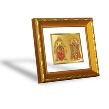 Load image into Gallery viewer, DIVINITI 24K Gold Plated Padmavathi Balaji Wall Photo Frame For Home Decor, Puja Room (15.0 X 13.0 CM)
