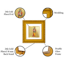 Load image into Gallery viewer, Diviniti 24K Gold Plated Ram Ji Photo Frame For Home Decor Showpiece, Table Decor, Puja Room &amp; Gift (10 CM X 10 CM)
