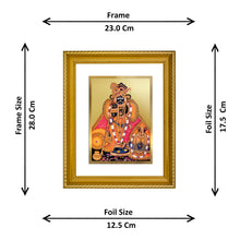 Load image into Gallery viewer, DIVINITI Bankey Bihari Gold Plated Wall Photo Frame, Table Decor| DG Frame 056 Size 2.5 and 24K Gold Plated Foil (28 CM X 23 CM)
