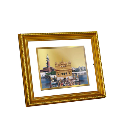 Diviniti 24K Gold Plated Golden Temple Wooden Photo Frame for Home & Office Decor, Wall Hanging, Tabletop, Puja Room, Gift DG056S2.5 (29.5x24.5 CM)