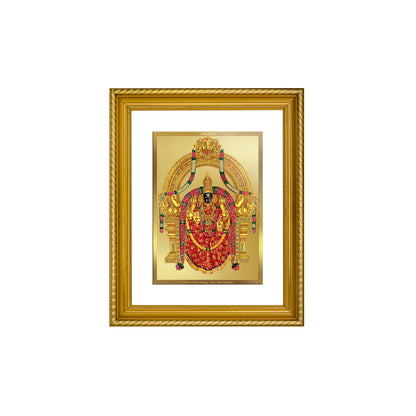 Diviniti 24K Gold Plated Padmavati Wooden Photo Frame for Home & Office Decor, Wall Hanging, Tabletop, Puja Room, Gift DG056S2.5 (29.5x24.5 CM)