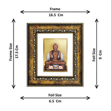 Load image into Gallery viewer, DIVINITI Mahavira Gold Plated Wall Photo Frame, Table Decor| DG Frame 113 Size 1 and 24K Gold Plated Foil (17.5 CM X 16.5 CM)
