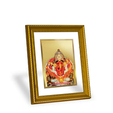 Load image into Gallery viewer, DIVINITI Siddhivinayak Gold Plated Wall Photo Frame, Table Decor| DG Frame 056 Size 2.5 and 24K Gold Plated Foil (28 CM X 23 CM)
