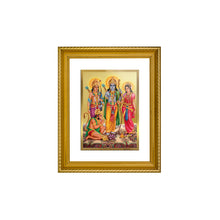 Load image into Gallery viewer, DIVINITI Ram Darbar Gold Plated Wall Photo Frame, Table Decor| DG Frame 056 Size 2.5 and 24K Gold Plated Foil (28 CM X 23 CM)
