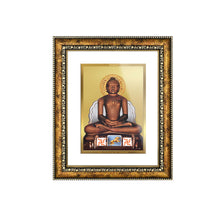 Load image into Gallery viewer, DIVINITI Mahavira Gold Plated Wall Photo Frame, Table Decor| DG Frame 113 Size 2.5 and 24K Gold Plated Foil (29 CM X 23.7 CM)
