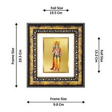 Load image into Gallery viewer, DIVINITI Ram Gold Plated Wall Photo Frame, Table Decor| DG Frame 113 Size 2 and 24K Gold Plated Foil (23.5 CM X 19.5 CM)
