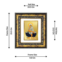 Load image into Gallery viewer, DIVINITI Sai Baba Gold Plated Wall Photo Frame, Table Decor| DG Frame 113 Size 2 and 24K Gold Plated Foil (23.5 CM X 19.5 CM)
