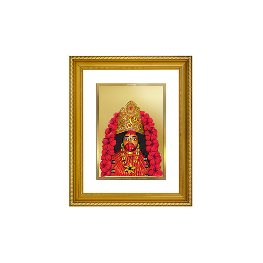 Diviniti 24K Gold Plated Maa Tara Wooden Photo Frame for Home & Office Decor, Wall Hanging, Tabletop, Puja Room, Gift DG056S2.5 (29.5x24.5 CM)