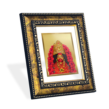 DIVINITI 24K Gold Plated Maa Tara Religious Photo Frame Idol for Home & Office Decor, Wall Hanging, Workshop, Table Top, Gift|DG113 Size 2 (22.6x18.4 CM)