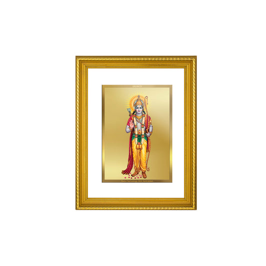 DIVINITI 24K Gold Plated Ram Wall Photo Frame for Home Decor, Wall Hanging, Table Top, Puja Room & Gift DG056S3 (27.6X35.4 CM)