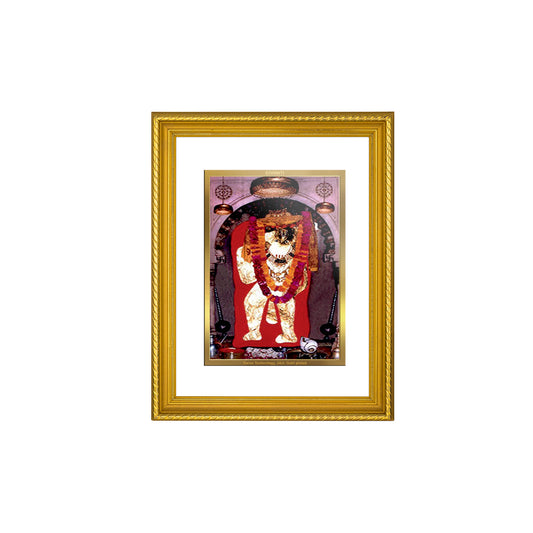 DIVINITI 24K Gold Plated Mahendipur Balaji Wall Photo Frame for Home Decor, Wall Hanging, Table Top, Puja Room & Gift DG056S3 (27.6X35.4 CM)